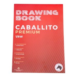 Block Caballito Premium 180g 1/8 25x35cm