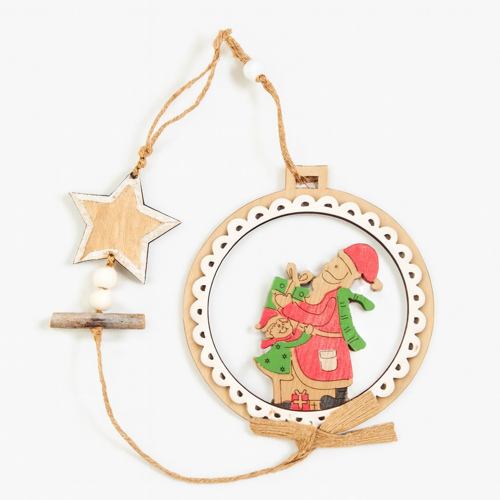Colgante Puerta con Papa Noel