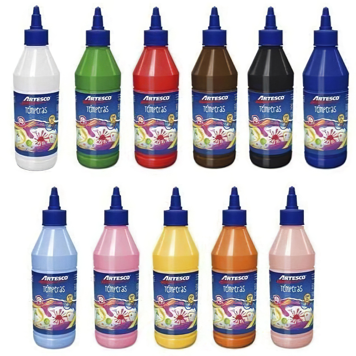Tempera Artesco 250ml varios colores