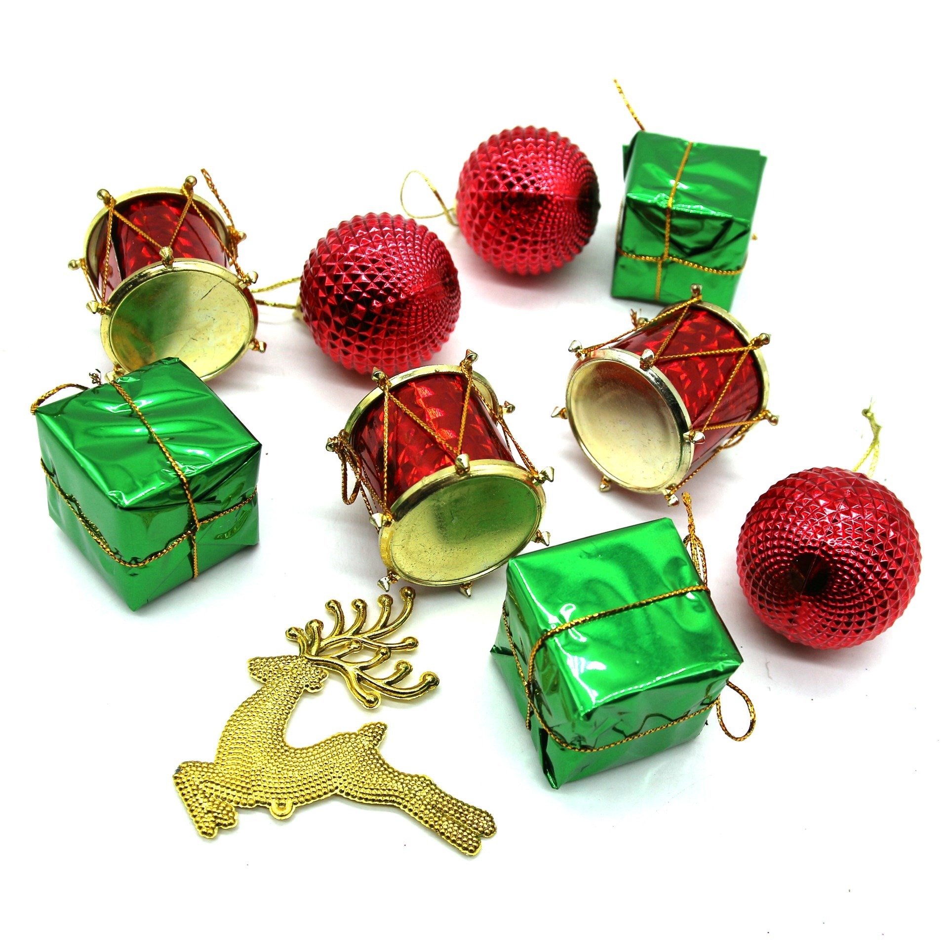 Adorno navideño surtido x10, 4cm en bolsa