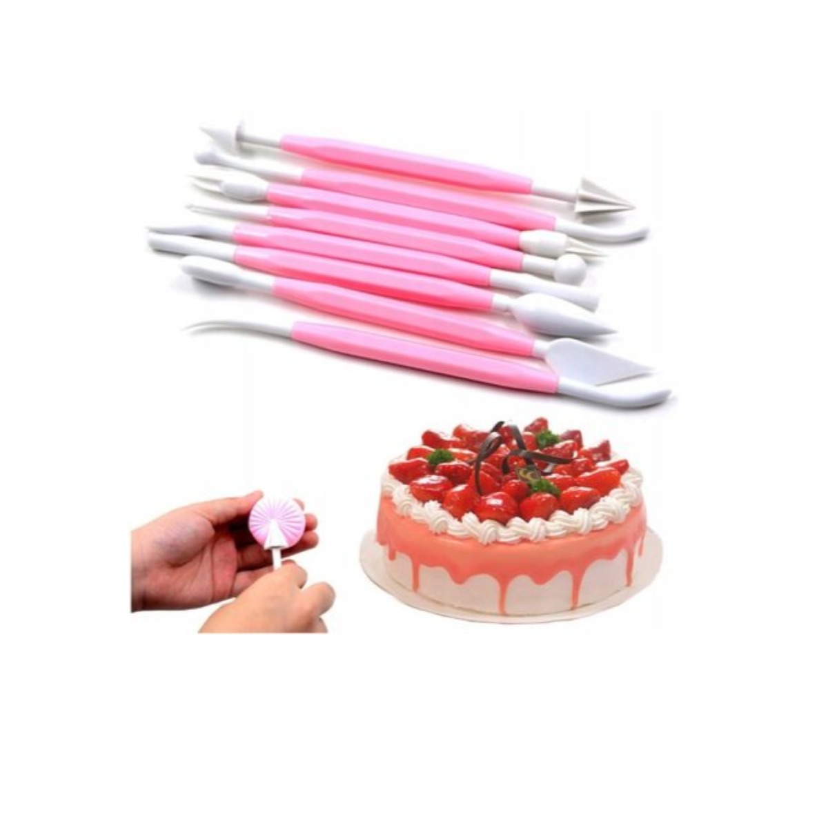 Estecas para Moldeado de fondant x8