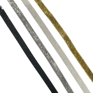 Cinta Galon Metalica Brillantina 10mm Acrocel VARIOS COLORES