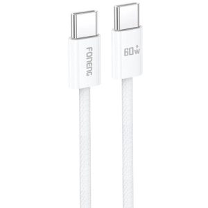 CABLE TIPO-C/TIPO-C X110 60W 1.2MT TRENZ. FONENG