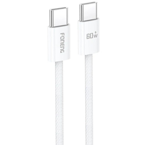 CABLE TIPO-C/TIPO-C X110 60W 1.2MT TRENZ. FONENG