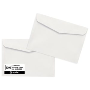 Sobre Blanco Comercial 114x162mm Medoro