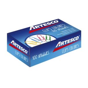 Clips Colores Artesco Caja Medida 33mm