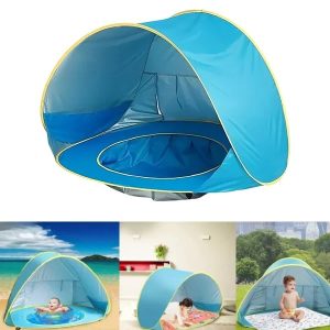 Carpa Playa Con Piscina Para Niños Plegable