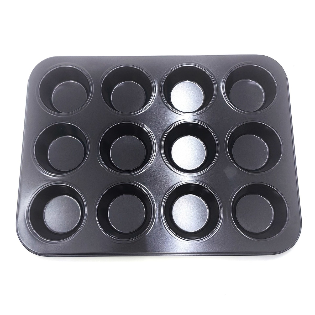 Asadera de metal para 12 cupcakes