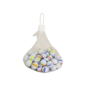 Bolitas porcelana en red x50