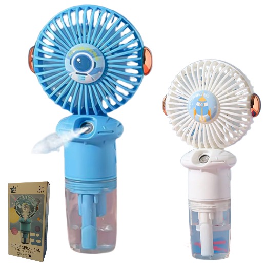 Mini Ventilador De Mano Con Nebulización / Recargable