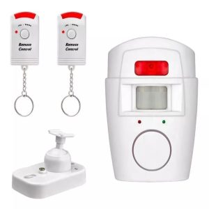 Alarma Para Casa / Comercio Con Sensor De Movimiento Y 2 Controles