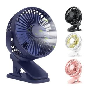 Ventilador Portátil Recargable Con Clip