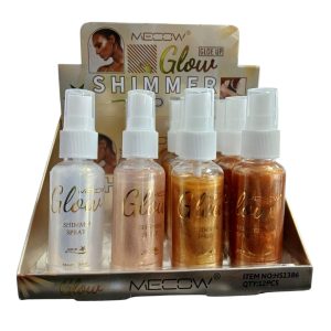 Brillo glitter en spray GLOW MECOW 50ml varios colores