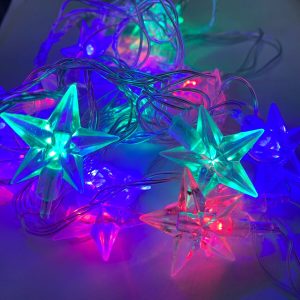 Luces Guias Led Multicolor 4 mts corazon/ estrella