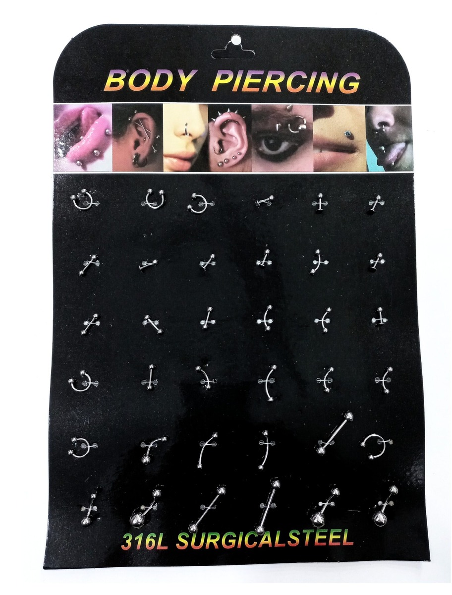 piercing varios modelos Acero Quirurgico - Imagen 2