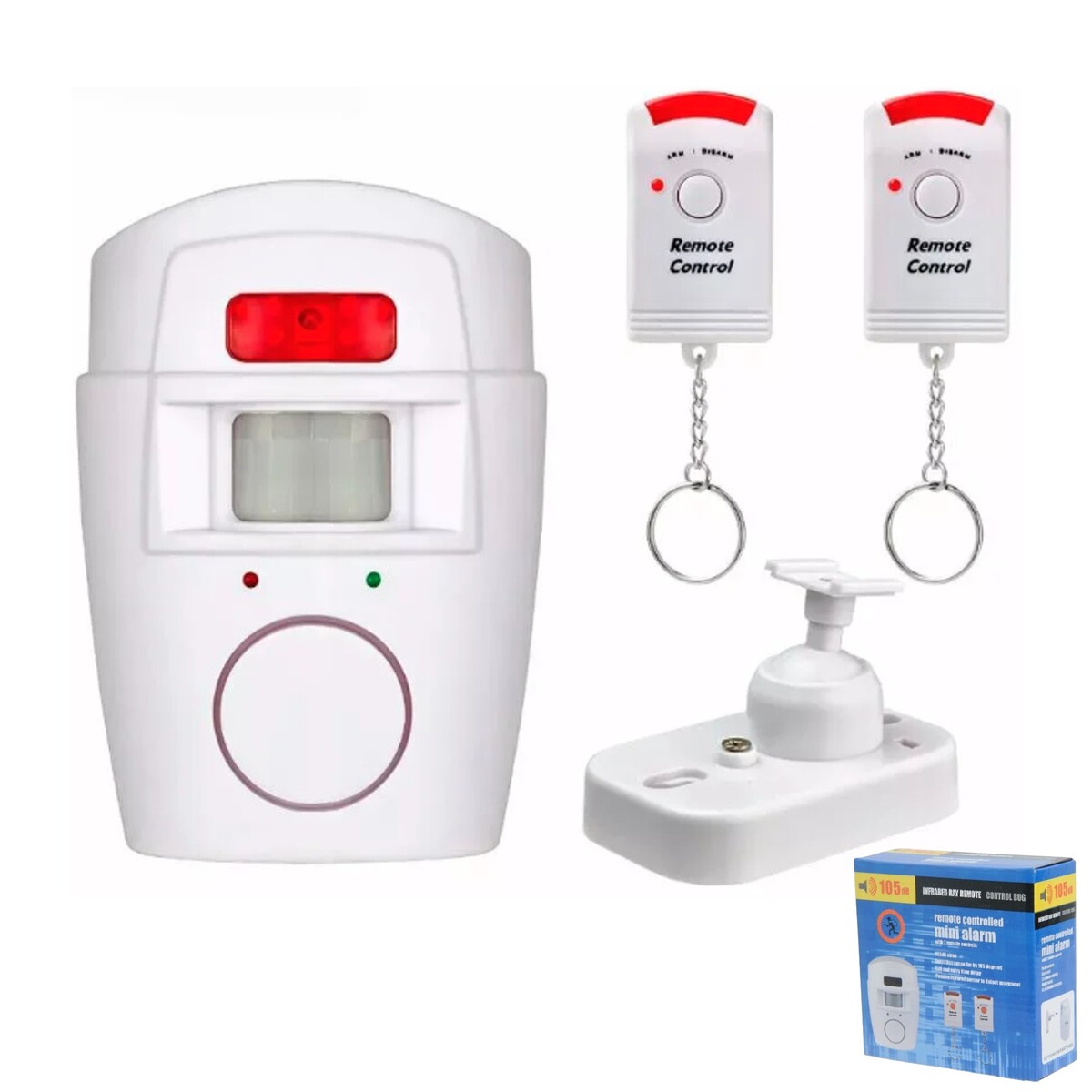 Alarma Para Casa / Comercio Con Sensor De Movimiento Y 2 Controles - Imagen 4