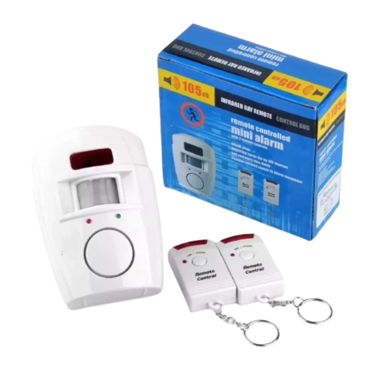 Alarma Para Casa / Comercio Con Sensor De Movimiento Y 2 Controles - Imagen 5