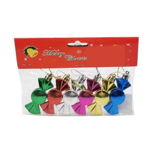 Adorno navideño caramelos x6 en bolsa