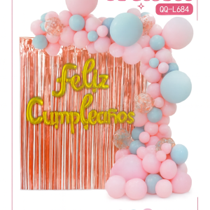Set de globos feliz cumpleaños varios modelos 73-74  piezas