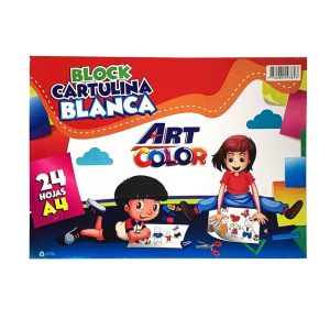 Block Cartulina Blanca Art Color 24 Hojas
