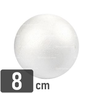 Esferas 8cm Espum Plast 2 unidades artesco