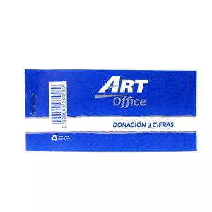 Ticket Donacion 3 Cifras Art Office