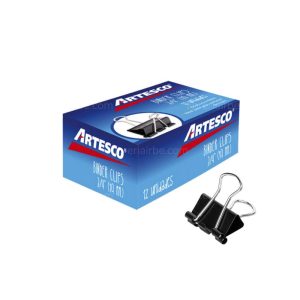 Clips Binder 19mm Artesco caja x 12