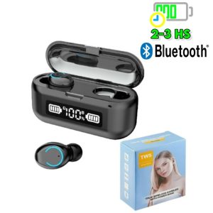 Auriculares Inalambricos Bluetooth Con Pantalla Digital Y Power Bank F9-43