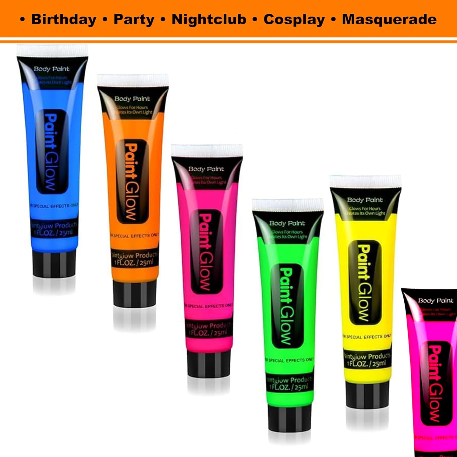 Pintura para Cara Fluo Body Paint 25ml