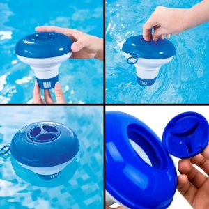 Dispensador flotante para piscina pastillas de hasta 2,5 cm avenil