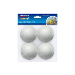 Esferas 6.5mm Espuma Plast Artesco X4