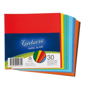 Papel Glase 30 hojas Artesco
