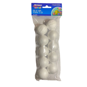 Esfera espuma plast 4.5mm 10 Unidades Artesco