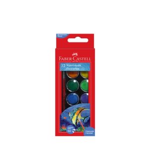 Acuarela 12 colores Con Pincel Faer castell