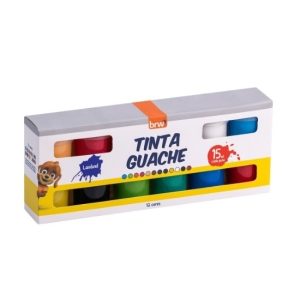 Tempera guache 15ml brw lavable x1