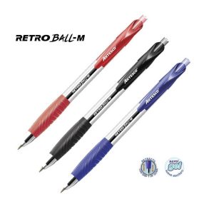 Boligrafo Artesco Retro Ball Caja x12