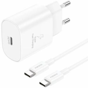 Cargador de pared Tipo C a Tipo C EU51 25W FONENG