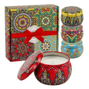 Vela aromatica en lata mandala x1