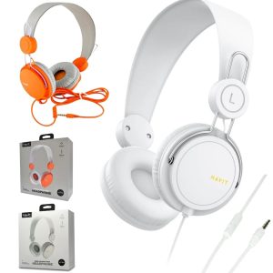 Auriculares Cableado 3.5MM DJ / Vincha Con Micrófono / HAVIT
