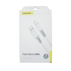 CABLE USB A MICRO USB X66 3A 2MT PVC FONENG