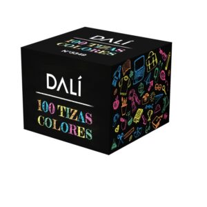 Caja De Tiza De Colores x100 Dali