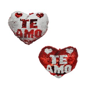 Peluche Corazón Chico con Lentejuelas