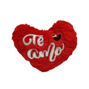 Peluche Corazón mediano rojo con frases