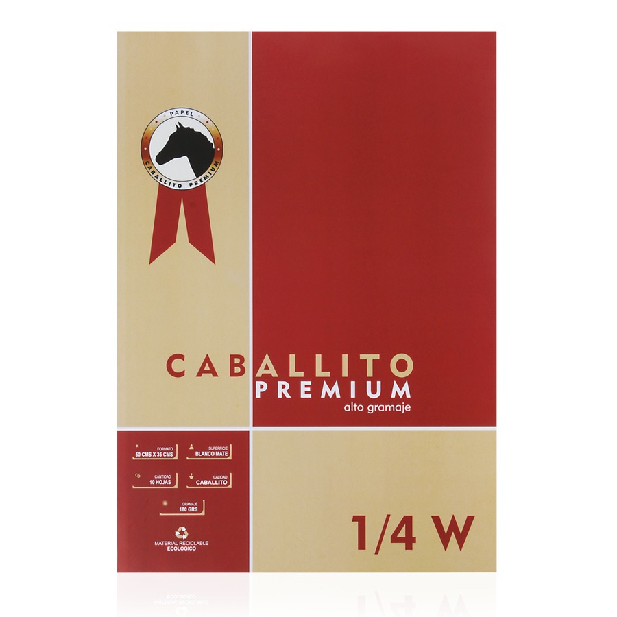 Block Caballito Premium 1/4 W 50x35 180g