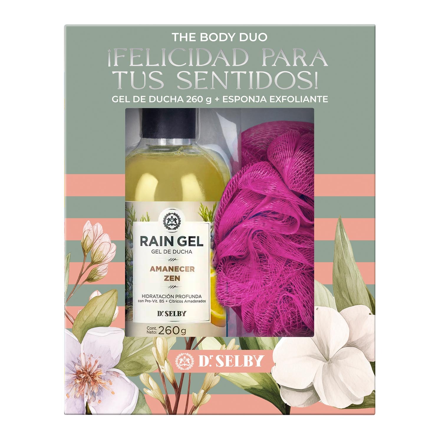 Pack d'selby gel de ducha 260g + esponja exfoliante - Imagen 2