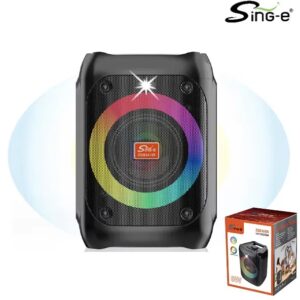 Parlante 4? Bluetooth / Radio FM / MicroSD / USB / AUX 3.5mm / 8W / 1500mah / Sing-e ZQS-14105 (sin garantia sin cambio)