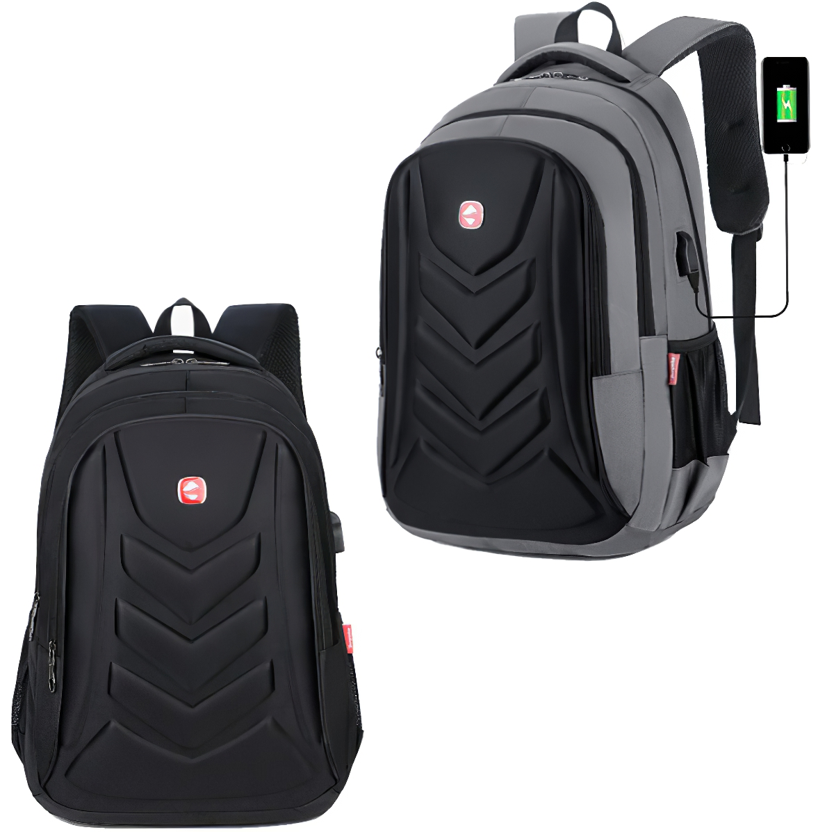 Mochila Anti Robo Con Goma Eva 45x30x20cm Con Puerto USB