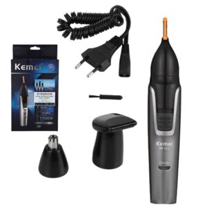 Patillera Depilador / Recortador Nasal / Cejas / Orejas Y Patillas 3 en 1 Kemei KM-312