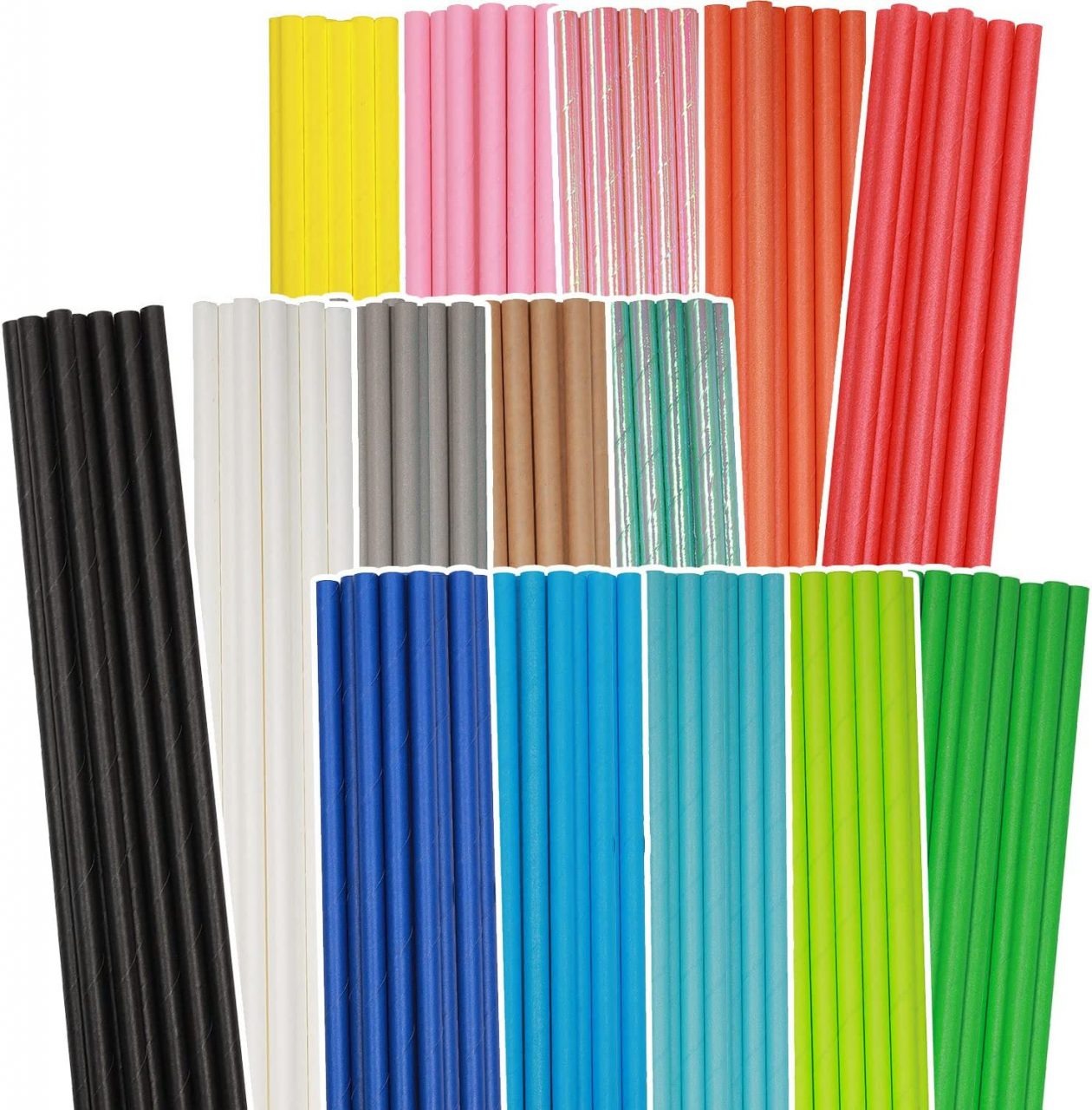 Sorbito de papel liso varios colores x25 - Imagen 2