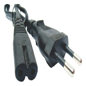 Cable de poder tipo 8 Interlock dos en linea, para radios / impresoras 1.5m
